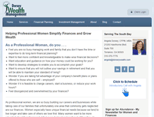 Tablet Screenshot of dorseywealth.com